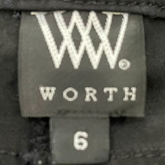 Worth Black Cropped Trouser - Picture 3 of 4